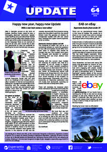 64 ISSUE The official newsletter of the Esperanto Association of Britain  JANUARY