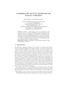 Software engineering / Theoretical computer science / Computing / Concurrent computing / Constraint programming / Models of computation / Model checkers / Process calculus / Michael Butler / Model checking / FDR / Denotational semantics