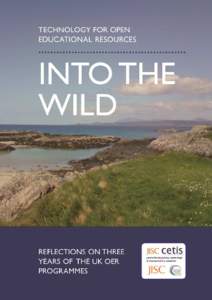 Into the wild - technology for open educational resources