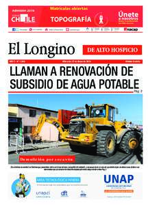 El Longino AÑO 7 - N° 1.588 DE ALTO HOSPICIO  Miércoles 27 de Enero de 2016