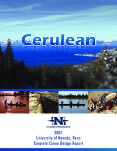 University of Nevada, Reno  Cerulean 2007 Table of Contents Executive Summary ..............................................i