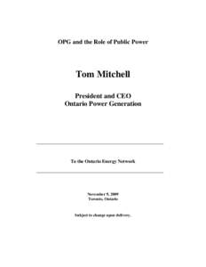 Microsoft Word - Tom Mitchell OEN Speech - Nov[removed]FINAL FINAL.doc