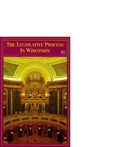 The Legislative Process in Wisconsin