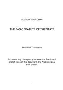 The Basic Status Of The State