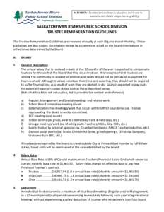 MINUTES OF THE ORGANIZATIONAL MEETING OF THE SASKATCHEWAN RIVERS SCHOOL DIVISION NO