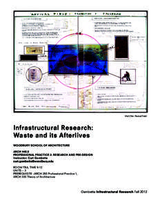 Mel Chin: Revival Field  Infrastructural Research: Waste and its Afterlives WOODBURY SCHOOL OF ARCHITECTURE ARCH 448.0