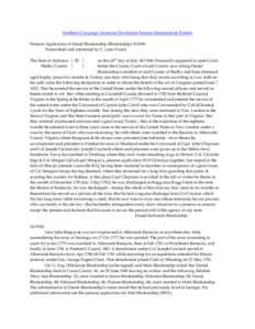Southern Campaign American Revolution Pension Statements & Rosters Pension Application of Daniel Blankenship (Blankinship) S10390 Transcribed and annotated by C. Leon Harris on this 26th day of July AD 1841 Personally ap