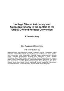 Clive Ruggles / Archaeology / Instituto de Astrofísica de Canarias / Archaeoastronomy / International Council on Monuments and Sites / Ray Norris / European Southern Observatory / Astronomy / Earth mysteries / Science