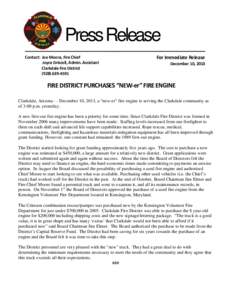 Firefighting / Fire / Clarkdale /  Arizona / Fire apparatus / Public safety