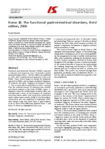 World J Gastroenterol 2008 April 7; 14(13): [removed]World Journal of Gastroenterology ISSN[removed] © 2008 WJG. All rights reserved.