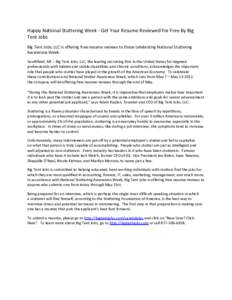 Communication disorders / Human behavior / Psychiatry / Support groups / Cultural references to stuttering / Abnormal psychology / Stuttering therapy / Dyslexia / Stuttering / National Stuttering Awareness Week