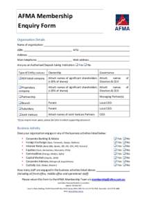 Microsoft Word - Enquiry form 2014