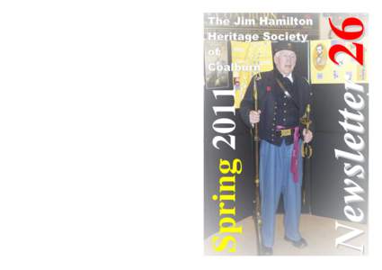 Newsletter 26  Spring 2011 The Jim Hamilton Heritage Society