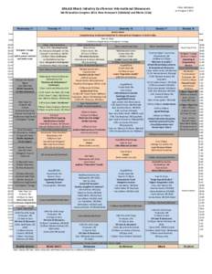 FINAL	
  PROGRAM as	
  of	
  August	
  4	
  2014 SPAASI	
  Music	
  Industry	
  Conference	
  International	
  Showcases World	
  Acadian	
  Congress	
  2014,	
  New-­‐Brunswick	
  (CANADA)	
  and	
  