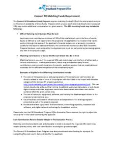 Broadband / Campaign finance / National broadband plans from around the world / Broadband universal service / Grants / Matching funds / Internet access