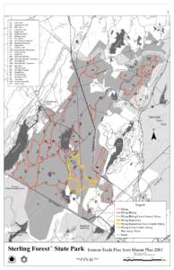 Sterling Forest State Park Trails Plan - Map 1 - Interim Trails Plan