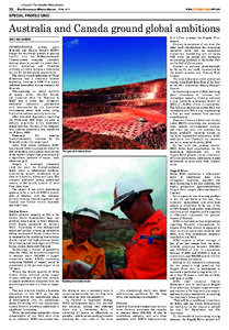 c Copyright The Australian Mining Review  70 THE AUSTRALIAN MINING REVIEW