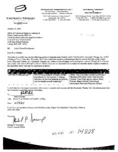 e  INTEGRATIVE THERAPEUTICS INC.” NF Formulas