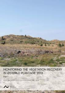 MONITORING THE VEGETATION RECOVERY