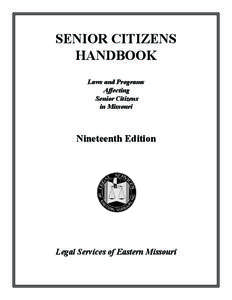 Microsoft Word - Senior Citizen Handbook 19th Edition[removed]formatted