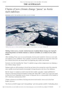 Climate history / Planetary science / Sea ice / Arctic Ocean / Climatology / Polar ice packs / Arctic / Climate change / Global warming / Physical geography / Earth / Glaciology