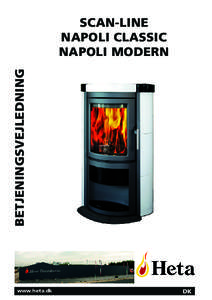 Betjeningsvejledning  Scan-Line Napoli Classic Napoli Modern