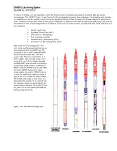 Integrated Ocean Drilling Program / Oil wells / Petroleum production / Casing / Core drill / Geology / Core sample / Marine geology / Petroleum / Technology