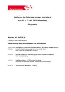 Konferenz der Schweizer Schulen im Ausland