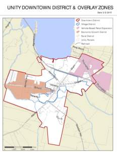 UNITY DOWNTOWN DISTRICT & OVERLAY ZONES Date: Downtown District  Pra