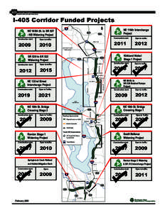 I-405 Corridor Funded Projects NE 116th Interchange Project NE 195th St. to SR[removed]NB Widening Project