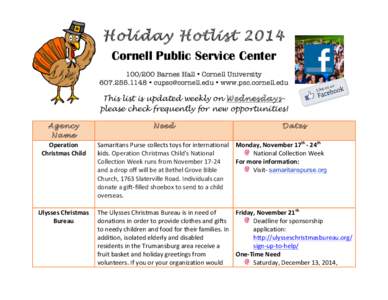 Microsoft Word - Holiday Hotlist October 2014.docx