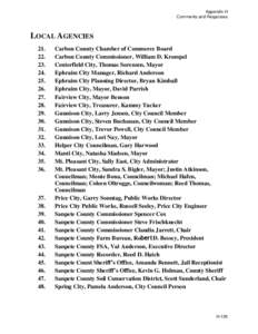 Narrows Project Final Environmental Impact Statement, Appendix H Comments and Responses, Comments-2