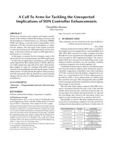 Computing / Computer architecture / Computer networking / Information and communications technology / Emerging technologies / Network architecture / Configuration management / Software-defined networking / Network protocols / OpenFlow / ONOS / ARM architecture