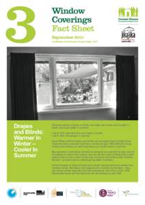 3 Drapes and Blinds: Warmer In Winter – Cooler In