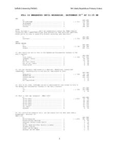 Politics of the United States / Republican Party / Republican Party presidential primaries / Mitt Romney / Fred Karger / United States presidential election / Elections in the United States / Statewide opinion polling for the Republican Party presidential primaries