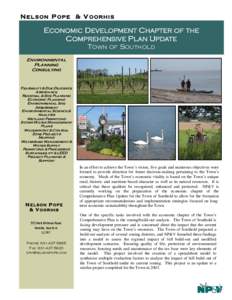 NELSON POPE & V OORHIS  ECONOMIC DEVELOPMENT CHAPTER OF THE COMPREHENSIVE PLAN UPDATE TOWN OF SOUTHOLD Environmental