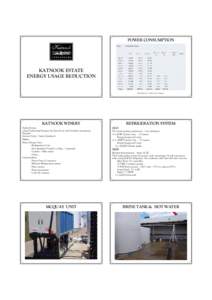 Energy conversion / Measurement / Home appliances / Food preservation / McQuay International / Solar energy / Water heating / Kilowatt hour / Refrigeration / Energy / Heating /  ventilating /  and air conditioning / Technology