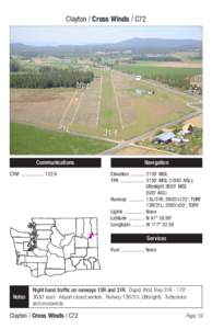 Clayton / Cross Winds / C72  Communications Navigation