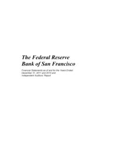 Federal Reserve Bank of San Francisco financial statement
