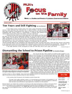 Volume 5, Issue 1  Ten Years and Still Fighting Summer 2010