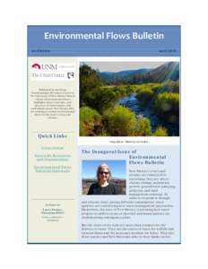 Environmental Flows Bulletin 1st Edition April[removed]Published by the Utton