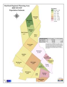 Strafford Regional Planning Area 2008 NH OEP Population Estimate Population