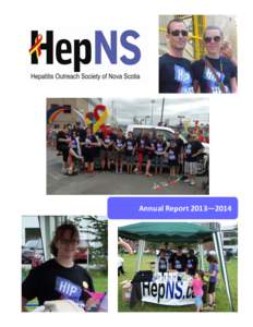 Annual Report 2013—2014  Creating Creating a Vision  For HepNS, this past year has been about expanding our current programs, adding creative new