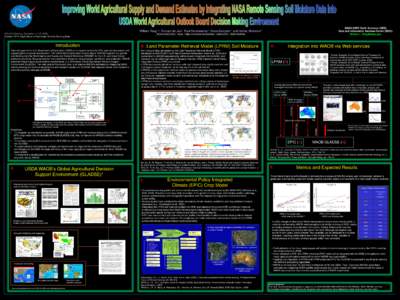 NASA GSFC Earth Sciences (GES) Data and Information Services Center (DISC) [removed] William Teng1,2, Richard de Jeu3, Paul Doraiswamy4, Steve Kempler1, and Harlan Shannon5 AGU Fall Meeting, December 14-18,