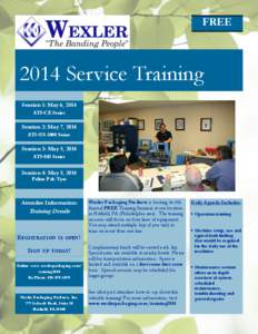 FREE[removed]Service Training Session 1: May 6, 2014 ATS•CE Series