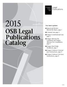 Oregon / United States / Oregon State Bar / Tigard /  Oregon / Oregon Revised Statutes