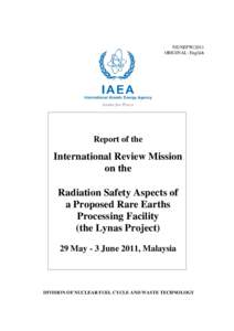 NE/NEFW/2011 ORIGINAL: English Report of the  International Review Mission