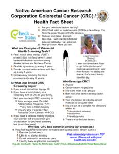 Microsoft PowerPoint - ColonHealth-FactSheet_07[removed]ppt