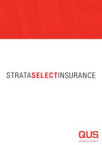 STRATASELECTINSURANCE  Table of Contents Strata Select Insurance Policy and Product Disclosure Statement