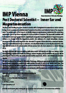 Research Institute of Molecular Pathology / Medical specialties / IMP / Magnetoception / Pathology / Medicine / Biology / Austria